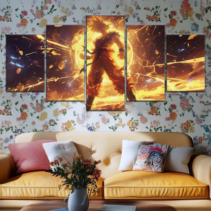 Dragon Ball Wall Art - DR5042 - Goku - Super Saiyan - Dragon Ball Z - Dragon Ball Poster - Dragon Ball Canvas
