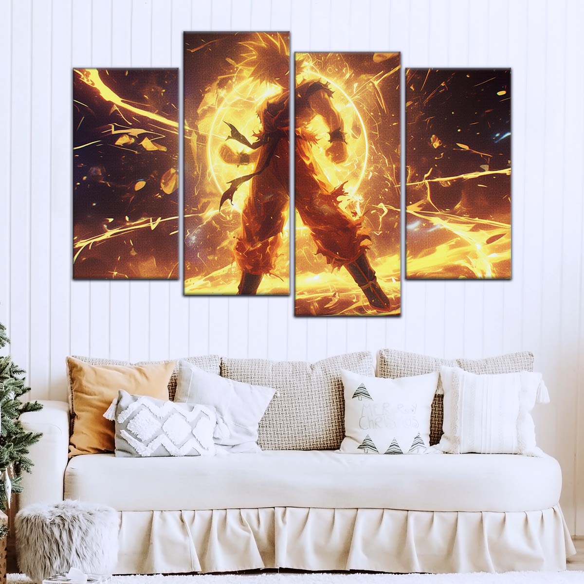 Dragon Ball Wall Art - DR5042 - Goku - Super Saiyan - Dragon Ball Z - Dragon Ball Poster - Dragon Ball Canvas