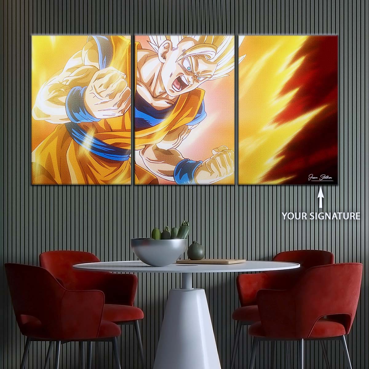 Dragon Ball Wall Art - DR5043 - Goku - Super Saiyan 2 - Dragon Ball DAIMA - Dragon Ball Poster - Dragon Ball Canvas