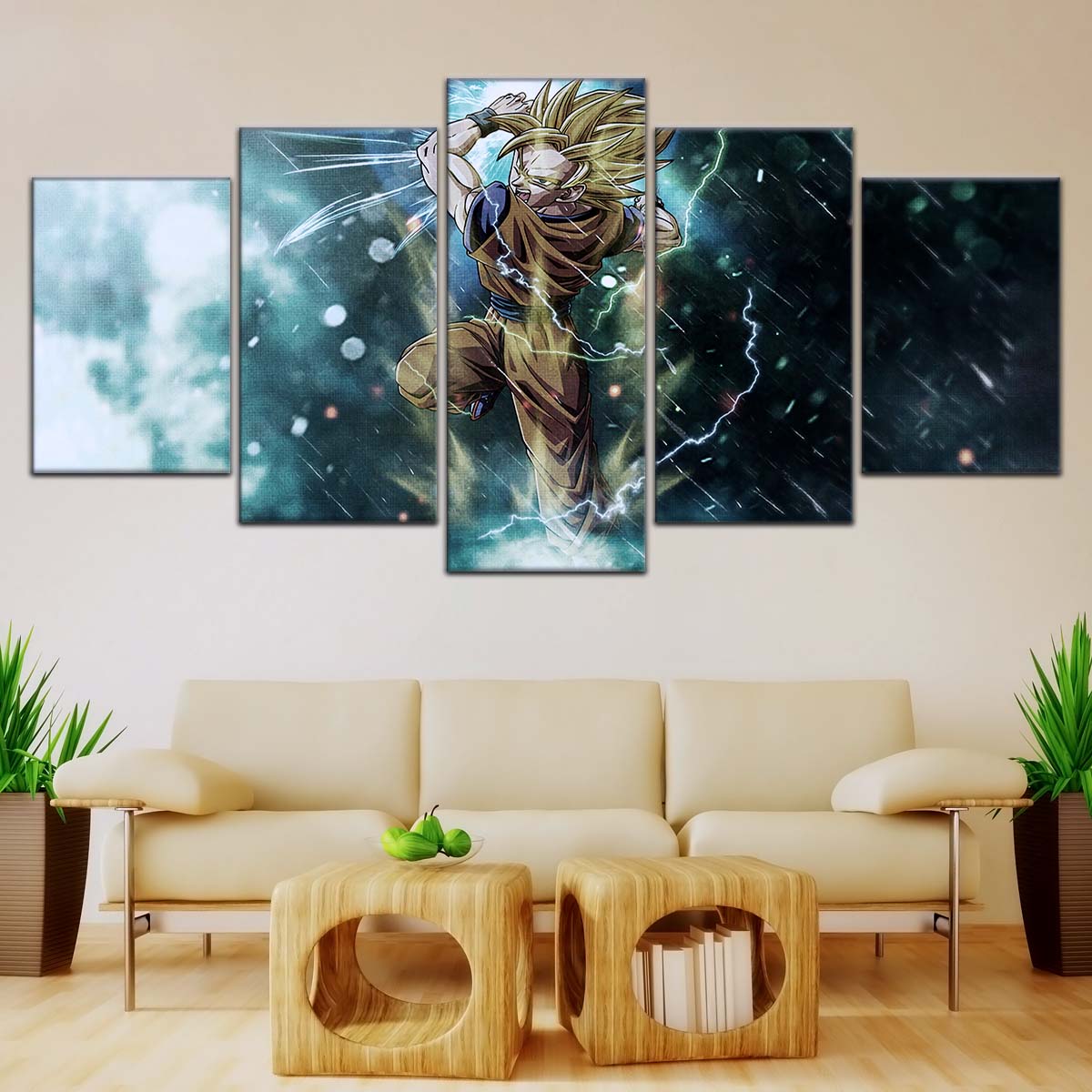 Dragon Ball Wall Art - DR5044 - Goku - Super Saiyan 2 - Dragon Ball Z - Dragon Ball Poster - Dragon Ball Canvas