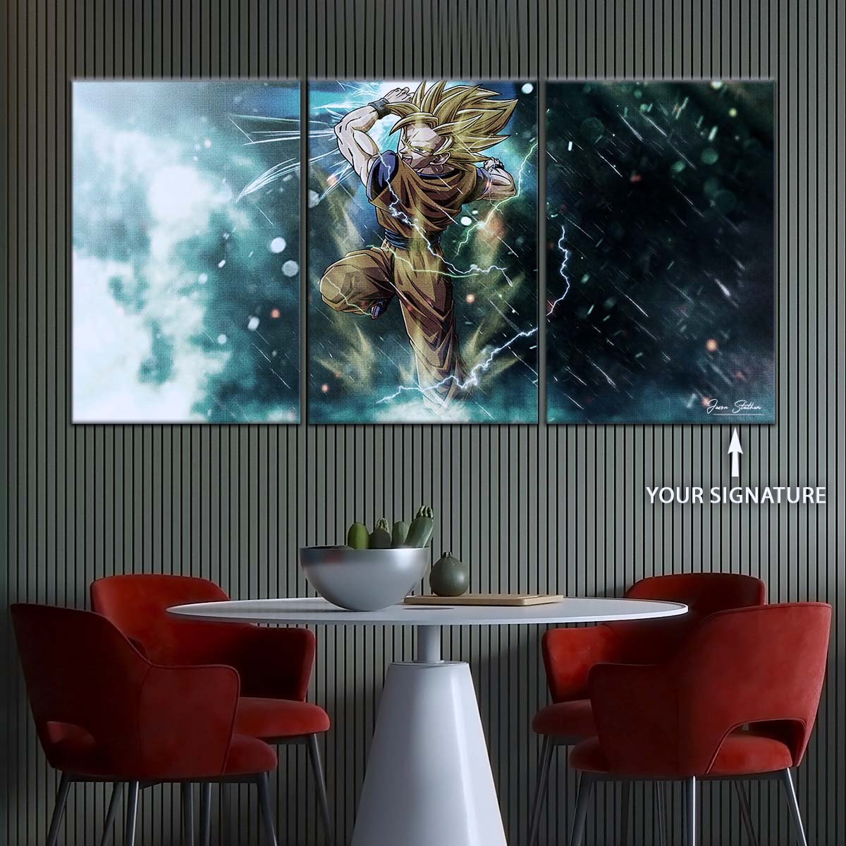Dragon Ball Wall Art - DR5044 - Goku - Super Saiyan 2 - Dragon Ball Z - Dragon Ball Poster - Dragon Ball Canvas