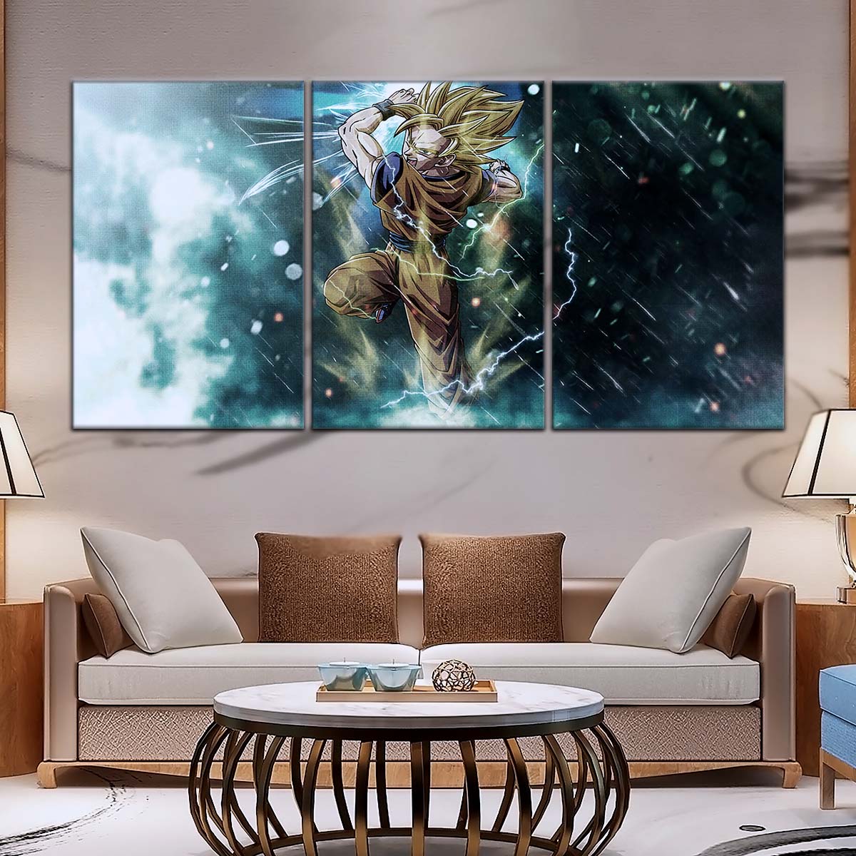 Dragon Ball Wall Art - DR5044 - Goku - Super Saiyan 2 - Dragon Ball Z - Dragon Ball Poster - Dragon Ball Canvas