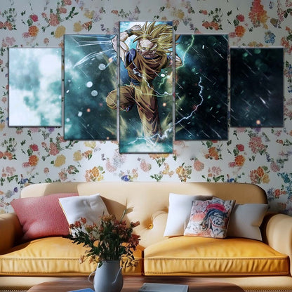 Dragon Ball Wall Art - DR5044 - Goku - Super Saiyan 2 - Dragon Ball Z - Dragon Ball Poster - Dragon Ball Canvas