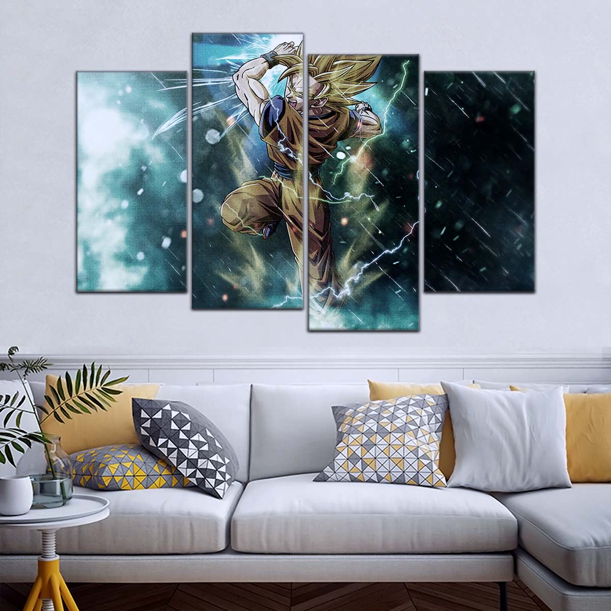 Dragon Ball Wall Art - DR5044 - Goku - Super Saiyan 2 - Dragon Ball Z - Dragon Ball Poster - Dragon Ball Canvas