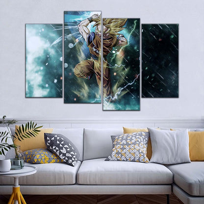 Dragon Ball Wall Art - DR5044 - Goku - Super Saiyan 2 - Dragon Ball Z - Dragon Ball Poster - Dragon Ball Canvas