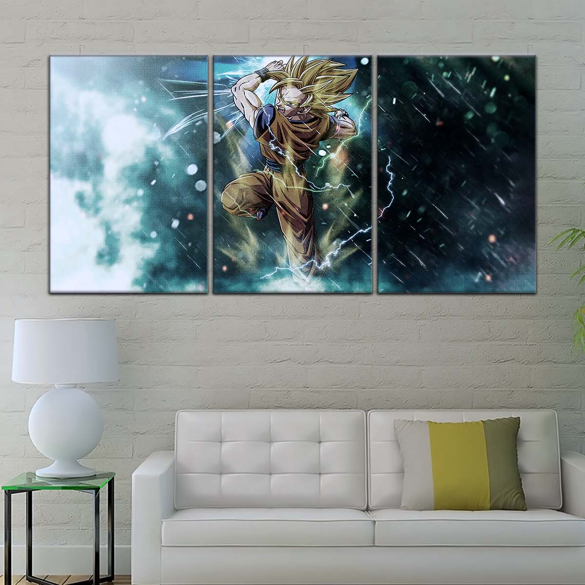 Dragon Ball Wall Art - DR5044 - Goku - Super Saiyan 2 - Dragon Ball Z - Dragon Ball Poster - Dragon Ball Canvas