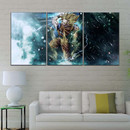 Dragon Ball Wall Art - DR5044 - Goku - Super Saiyan 2 - Dragon Ball Z - Dragon Ball Poster - Dragon Ball Canvas