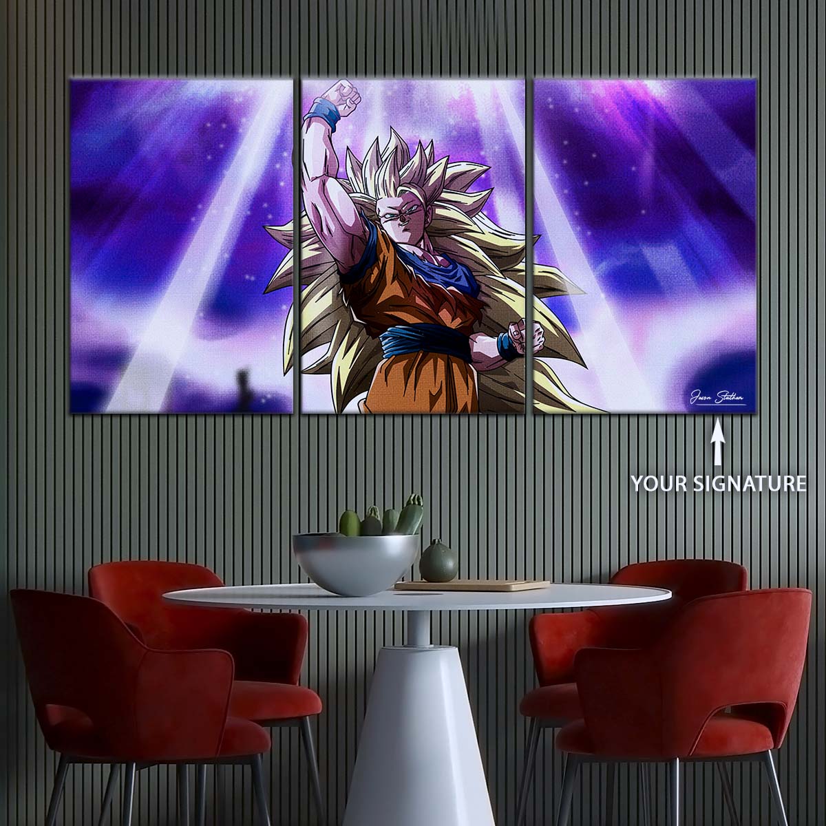 Dragon Ball Wall Art - DR5045 - Goku - Super Saiyan 3 - Dragon Ball Z - Dragon Ball Poster - Dragon Ball Canvas