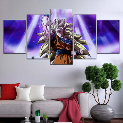 Dragon Ball Wall Art - DR5045 - Goku - Super Saiyan 3 - Dragon Ball Z - Dragon Ball Poster - Dragon Ball Canvas