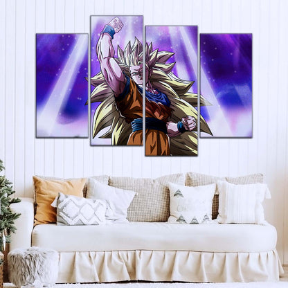 Dragon Ball Wall Art - DR5045 - Goku - Super Saiyan 3 - Dragon Ball Z - Dragon Ball Poster - Dragon Ball Canvas