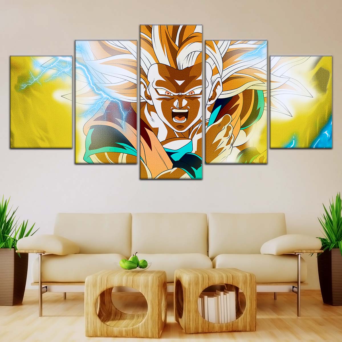 Dragon Ball Wall Art - DR5046 - Goku - Super Saiyan 3 - Dragon Ball Z - Dragon Ball Poster - Dragon Ball Canvas