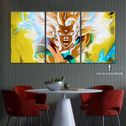 Dragon Ball Wall Art - DR5046 - Goku - Super Saiyan 3 - Dragon Ball Z - Dragon Ball Poster - Dragon Ball Canvas