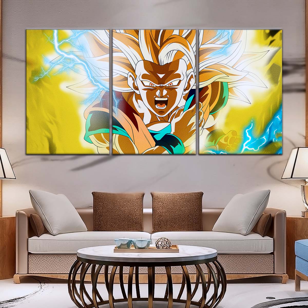 Dragon Ball Wall Art - DR5046 - Goku - Super Saiyan 3 - Dragon Ball Z - Dragon Ball Poster - Dragon Ball Canvas
