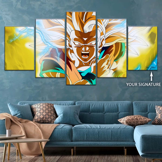 Dragon Ball Wall Art - DR5046 - Goku - Super Saiyan 3 - Dragon Ball Z - Dragon Ball Poster - Dragon Ball Canvas