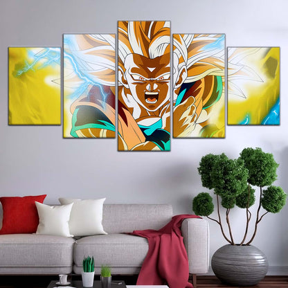 Dragon Ball Wall Art - DR5046 - Goku - Super Saiyan 3 - Dragon Ball Z - Dragon Ball Poster - Dragon Ball Canvas