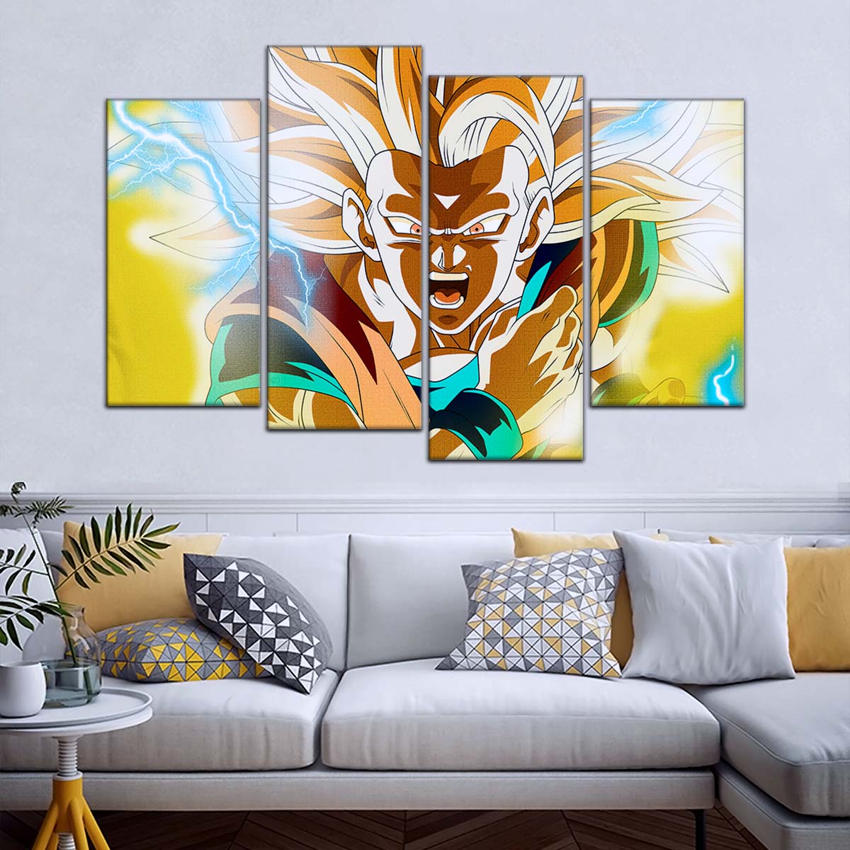 Dragon Ball Wall Art - DR5046 - Goku - Super Saiyan 3 - Dragon Ball Z - Dragon Ball Poster - Dragon Ball Canvas