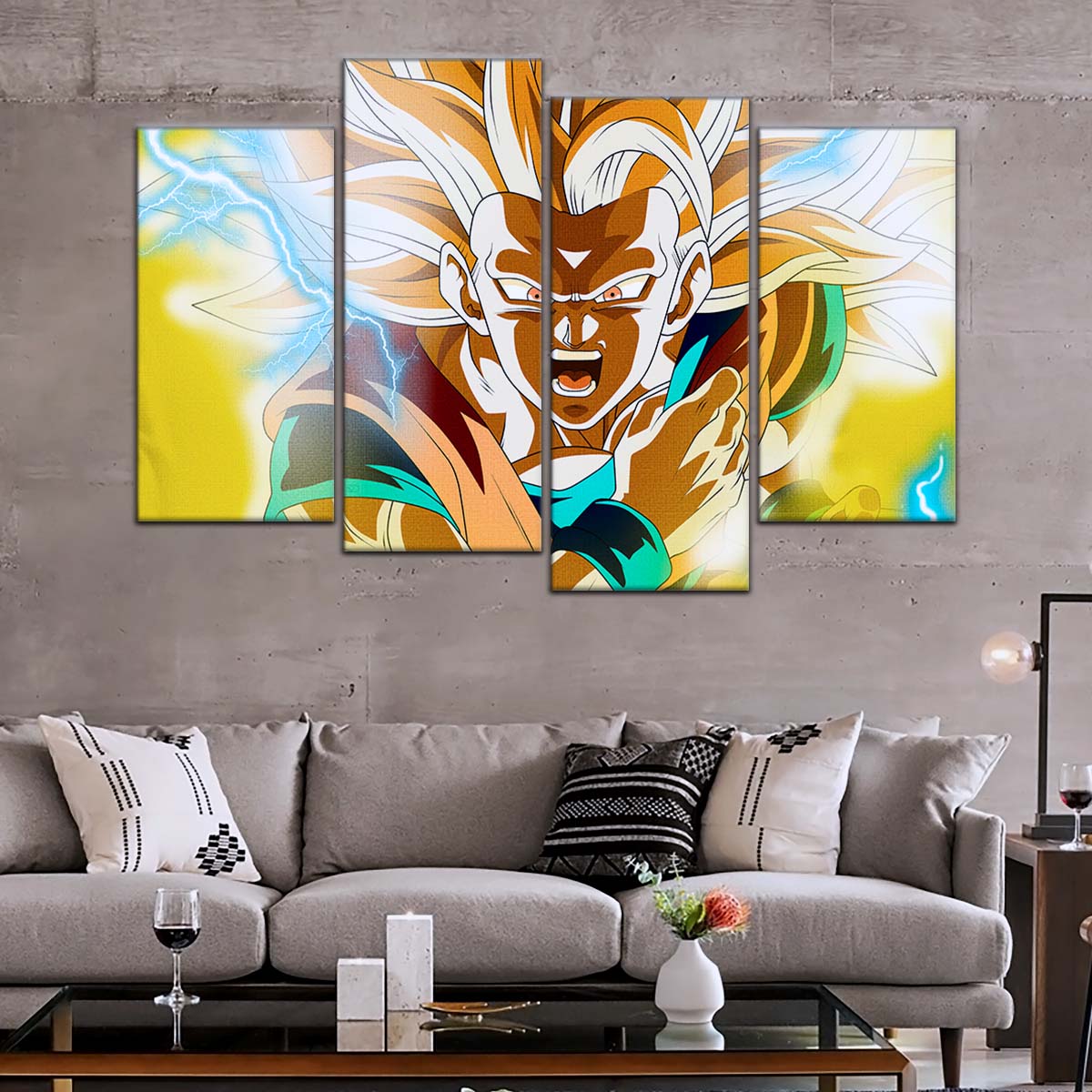 Dragon Ball Wall Art - DR5046 - Goku - Super Saiyan 3 - Dragon Ball Z - Dragon Ball Poster - Dragon Ball Canvas