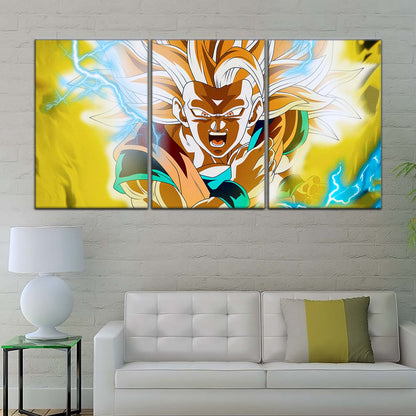 Dragon Ball Wall Art - DR5046 - Goku - Super Saiyan 3 - Dragon Ball Z - Dragon Ball Poster - Dragon Ball Canvas