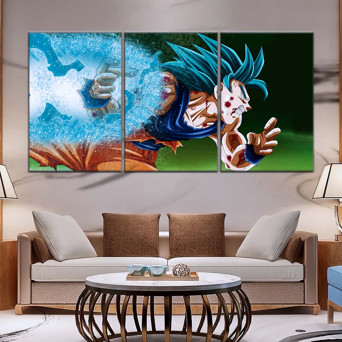 Dragon Ball Wall Art - DR5047 - Goku - Super Saiyan Blue - Dragon Ball Super - Dragon Ball Poster - Dragon Ball Canvas