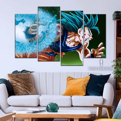Dragon Ball Wall Art - DR5047 - Goku - Super Saiyan Blue - Dragon Ball Super - Dragon Ball Poster - Dragon Ball Canvas