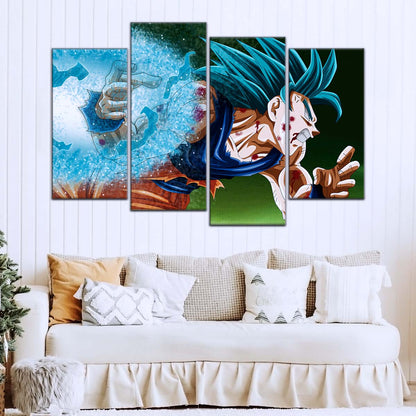 Dragon Ball Wall Art - DR5047 - Goku - Super Saiyan Blue - Dragon Ball Super - Dragon Ball Poster - Dragon Ball Canvas