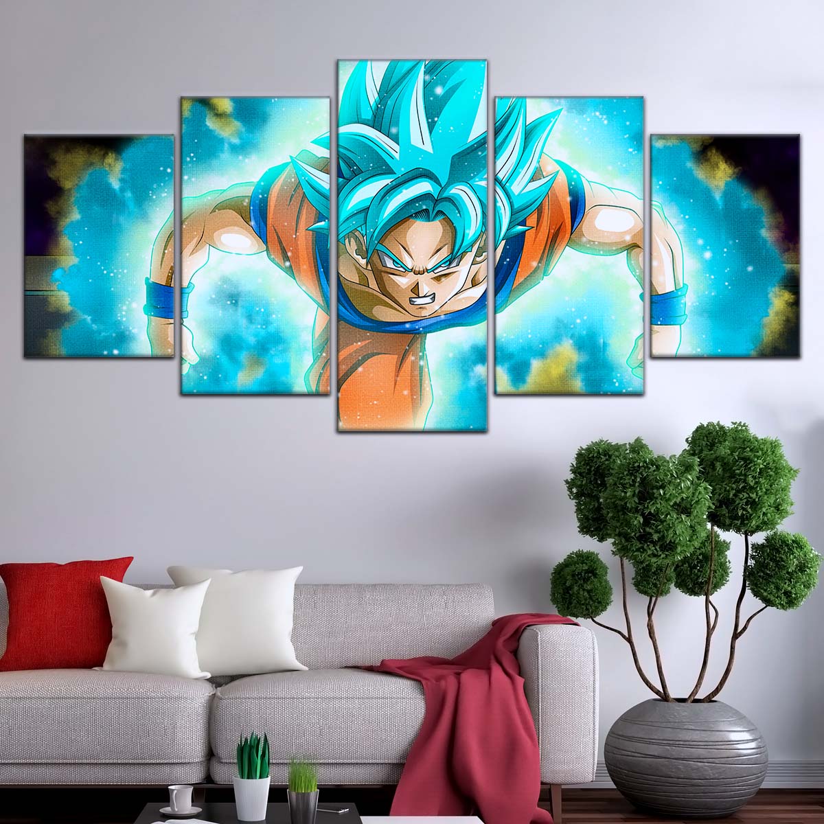 Dragon Ball Wall Art - DR5048 - Goku - Super Saiyan Blue - Dragon Ball Super - Dragon Ball Poster - Dragon Ball Canvas