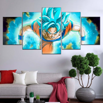 Dragon Ball Wall Art - DR5048 - Goku - Super Saiyan Blue - Dragon Ball Super - Dragon Ball Poster - Dragon Ball Canvas