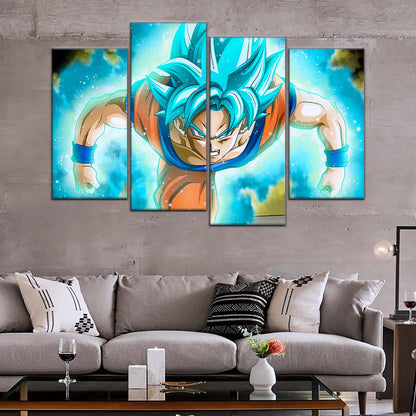 Dragon Ball Wall Art - DR5048 - Goku - Super Saiyan Blue - Dragon Ball Super - Dragon Ball Poster - Dragon Ball Canvas