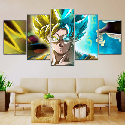 Dragon Ball Wall Art - DR5049 - Goku - Super Saiyan Blue - Dragon Ball Super - Dragon Ball Poster - Dragon Ball Canvas