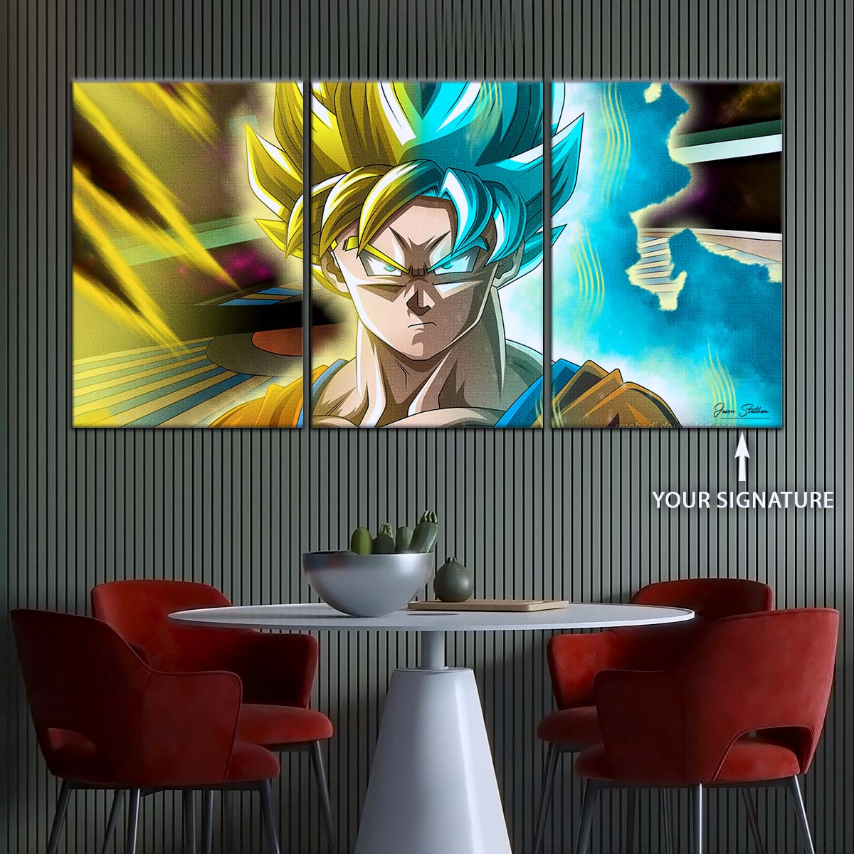 Dragon Ball Wall Art - DR5049 - Goku - Super Saiyan Blue - Dragon Ball Super - Dragon Ball Poster - Dragon Ball Canvas