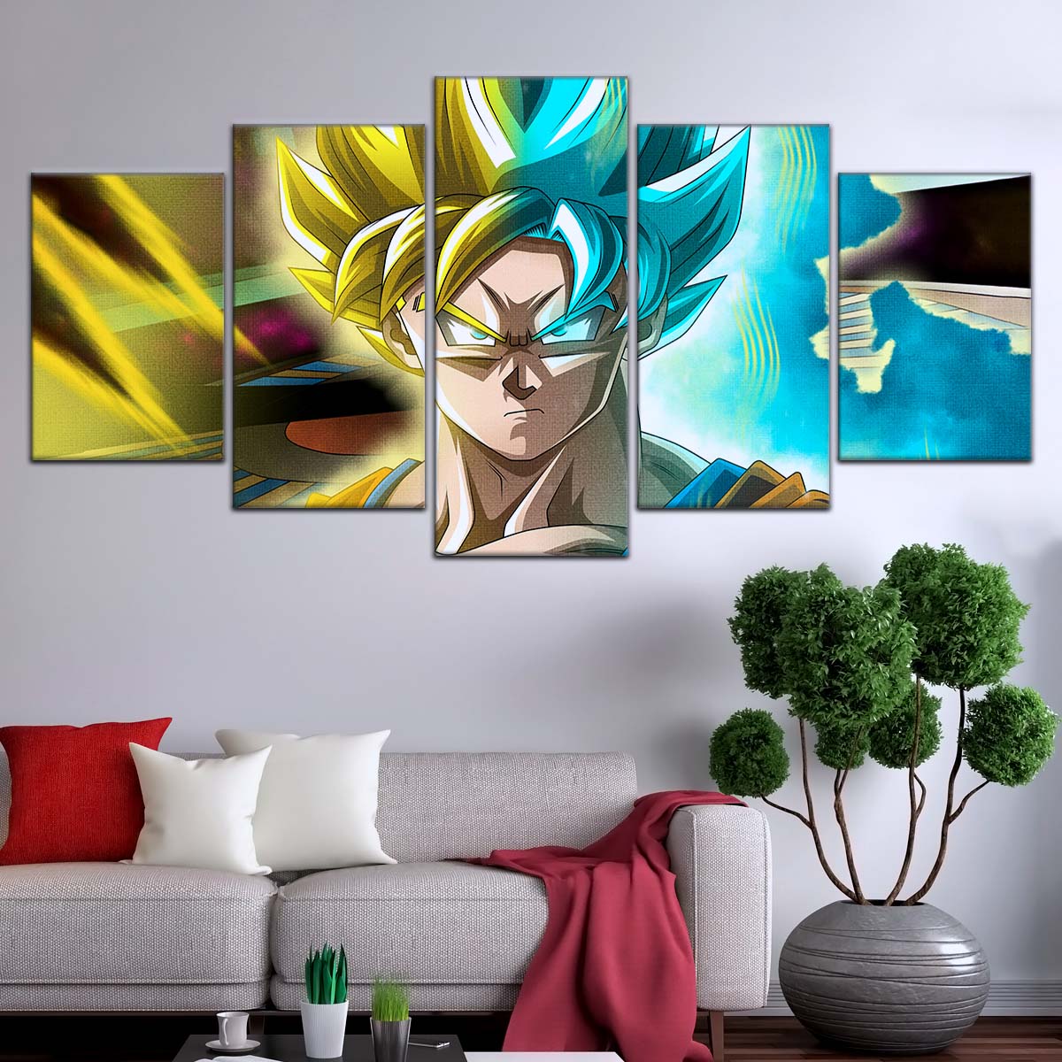 Dragon Ball Wall Art - DR5049 - Goku - Super Saiyan Blue - Dragon Ball Super - Dragon Ball Poster - Dragon Ball Canvas