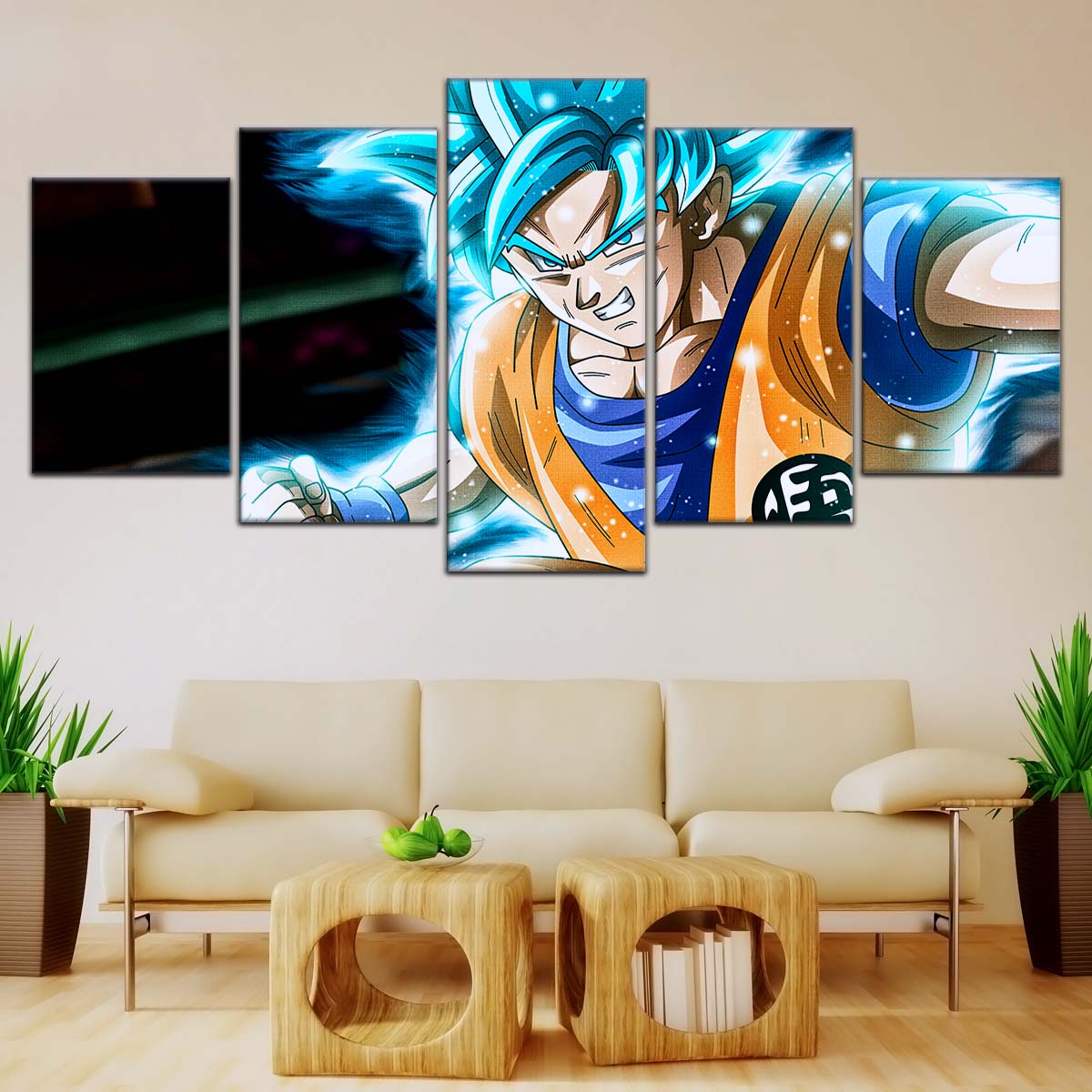Dragon Ball Wall Art - DR5050 - Goku - Super Saiyan Blue - Dragon Ball Super - Dragon Ball Poster - Dragon Ball Canvas