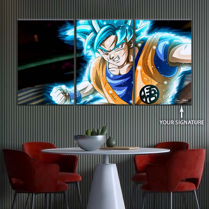 Dragon Ball Wall Art - DR5050 - Goku - Super Saiyan Blue - Dragon Ball Super - Dragon Ball Poster - Dragon Ball Canvas