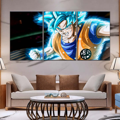 Dragon Ball Wall Art - DR5050 - Goku - Super Saiyan Blue - Dragon Ball Super - Dragon Ball Poster - Dragon Ball Canvas