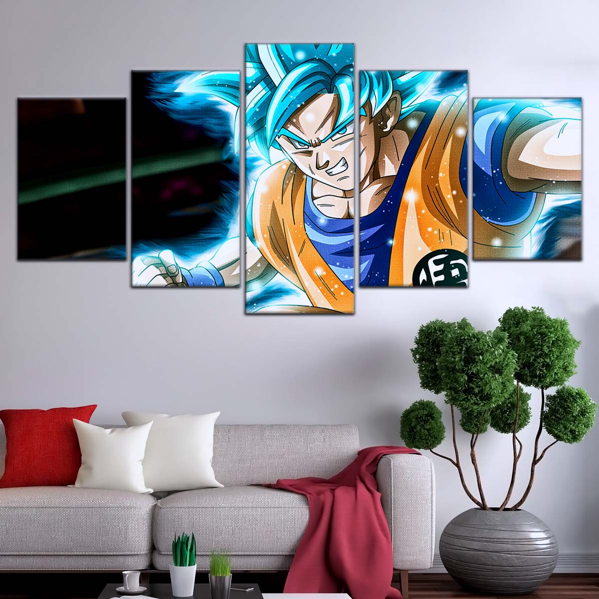 Dragon Ball Wall Art - DR5050 - Goku - Super Saiyan Blue - Dragon Ball Super - Dragon Ball Poster - Dragon Ball Canvas