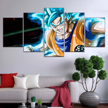 Dragon Ball Wall Art - DR5050 - Goku - Super Saiyan Blue - Dragon Ball Super - Dragon Ball Poster - Dragon Ball Canvas