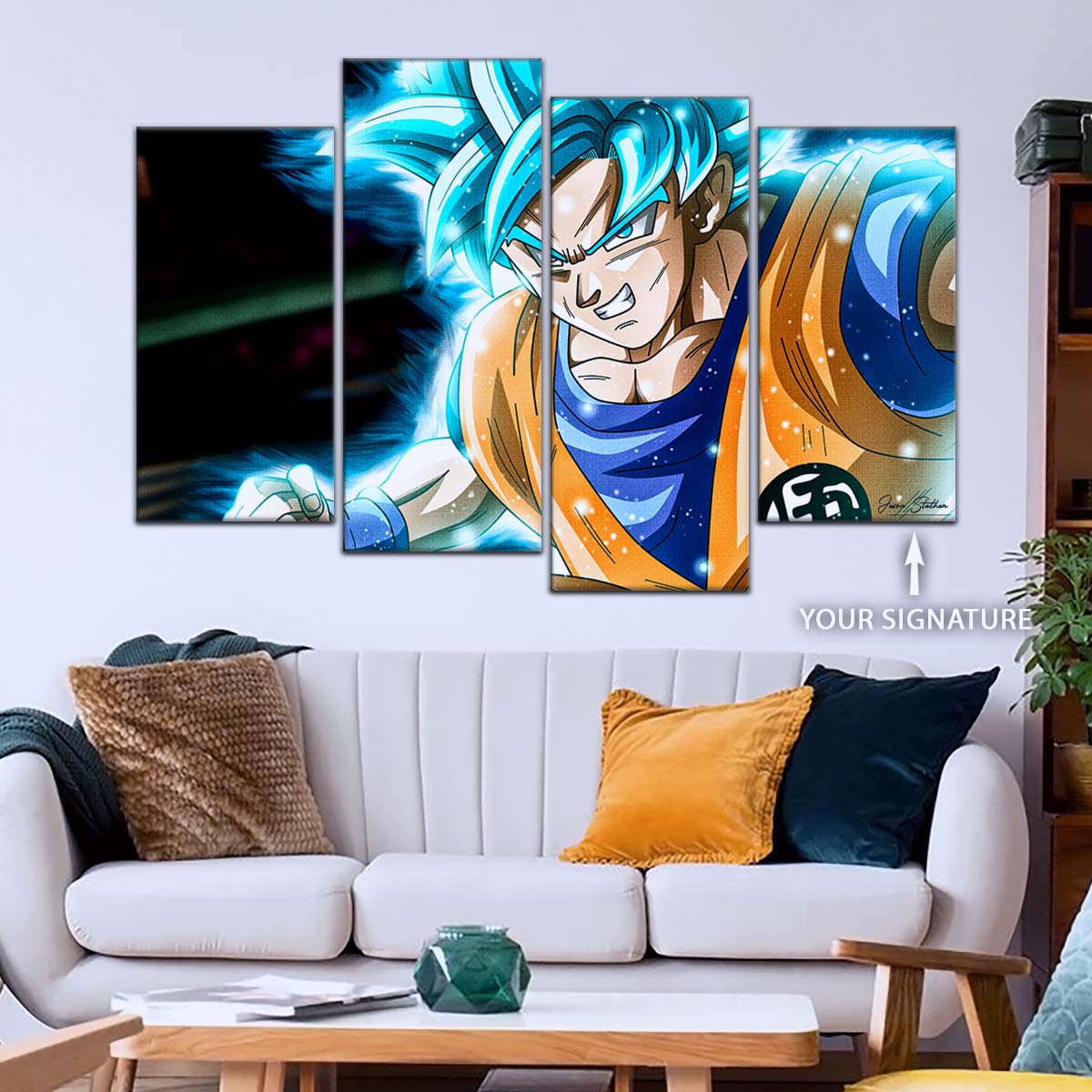 Dragon Ball Wall Art - DR5050 - Goku - Super Saiyan Blue - Dragon Ball Super - Dragon Ball Poster - Dragon Ball Canvas