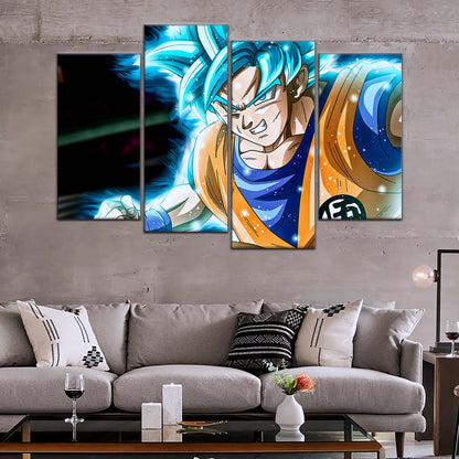 Dragon Ball Wall Art - DR5050 - Goku - Super Saiyan Blue - Dragon Ball Super - Dragon Ball Poster - Dragon Ball Canvas