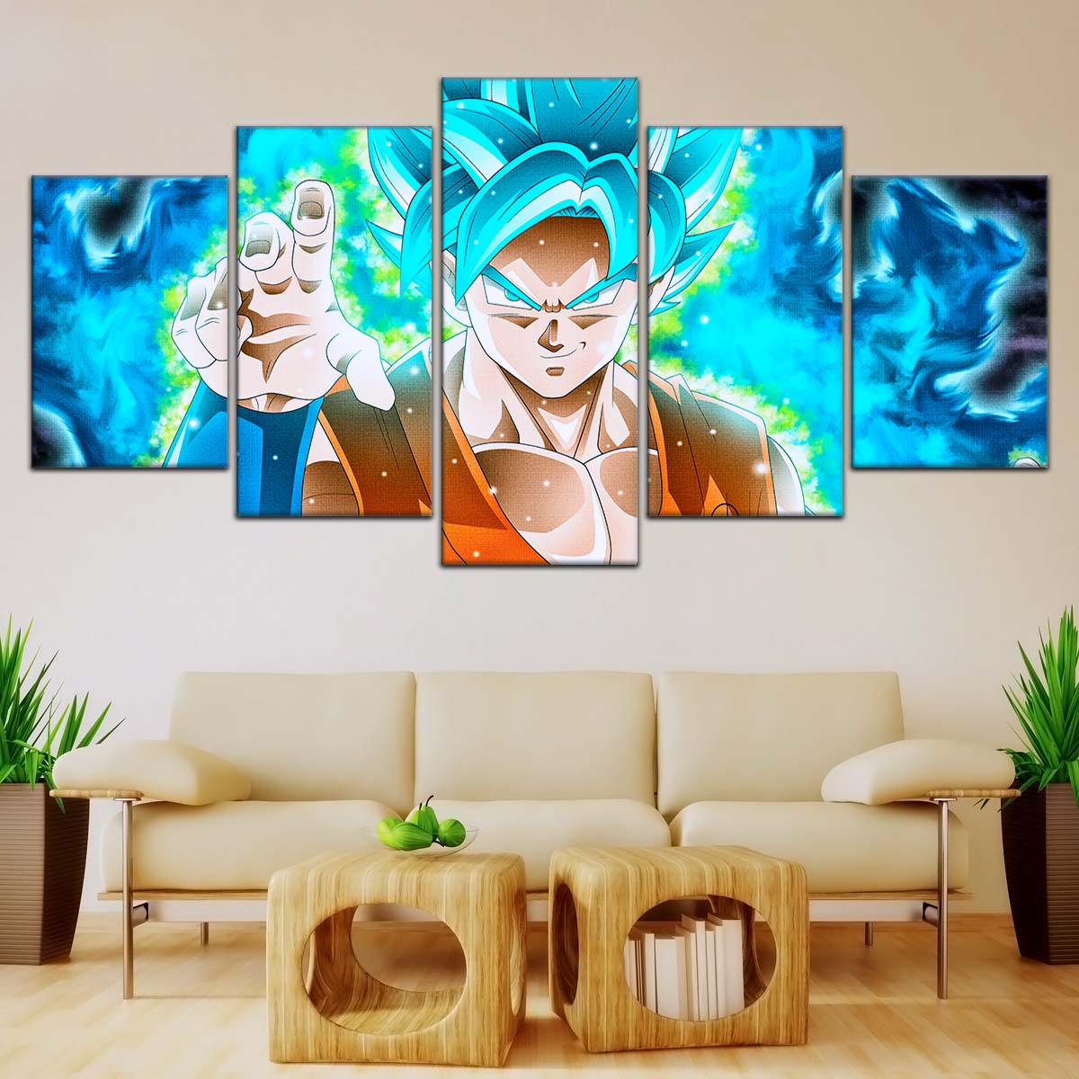 Dragon Ball Wall Art - DR5051 - Goku - Super Saiyan Blue - Dragon Ball Super - Dragon Ball Poster - Dragon Ball Canvas