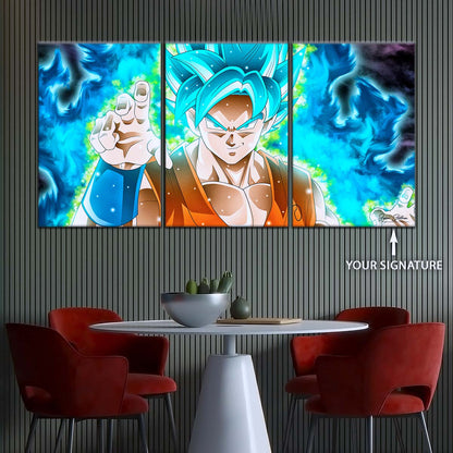 Dragon Ball Wall Art - DR5051 - Goku - Super Saiyan Blue - Dragon Ball Super - Dragon Ball Poster - Dragon Ball Canvas