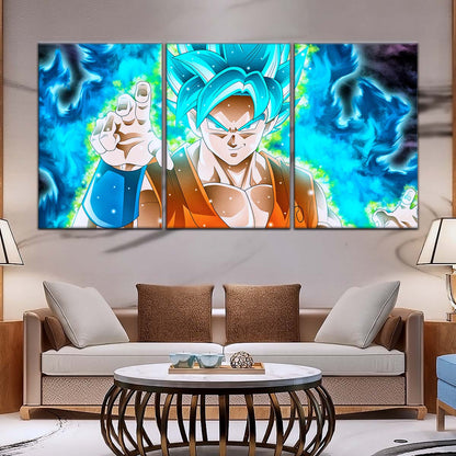 Dragon Ball Wall Art - DR5051 - Goku - Super Saiyan Blue - Dragon Ball Super - Dragon Ball Poster - Dragon Ball Canvas