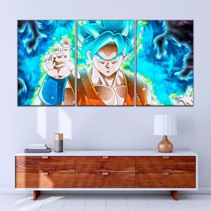 Dragon Ball Wall Art - DR5051 - Goku - Super Saiyan Blue - Dragon Ball Super - Dragon Ball Poster - Dragon Ball Canvas
