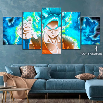 Dragon Ball Wall Art - DR5051 - Goku - Super Saiyan Blue - Dragon Ball Super - Dragon Ball Poster - Dragon Ball Canvas
