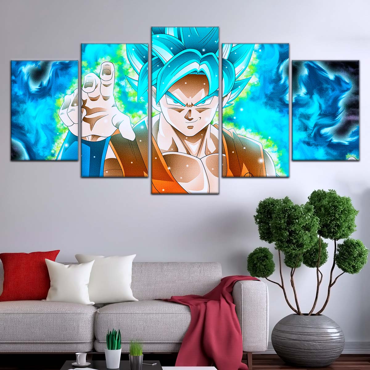 Dragon Ball Wall Art - DR5051 - Goku - Super Saiyan Blue - Dragon Ball Super - Dragon Ball Poster - Dragon Ball Canvas