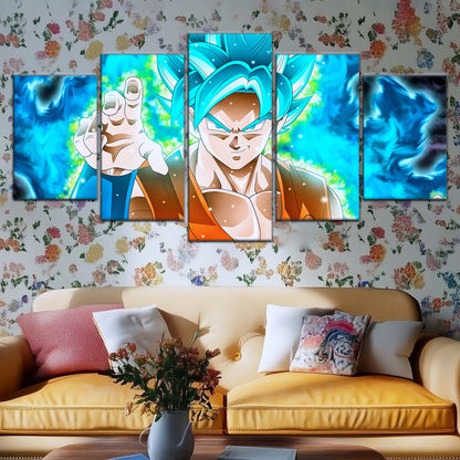 Dragon Ball Wall Art - DR5051 - Goku - Super Saiyan Blue - Dragon Ball Super - Dragon Ball Poster - Dragon Ball Canvas