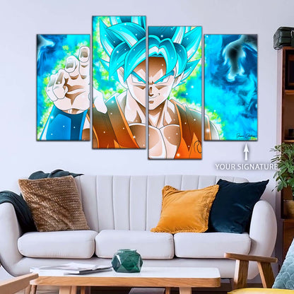 Dragon Ball Wall Art - DR5051 - Goku - Super Saiyan Blue - Dragon Ball Super - Dragon Ball Poster - Dragon Ball Canvas