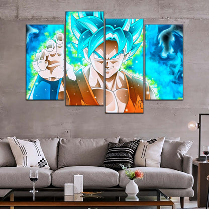 Dragon Ball Wall Art - DR5051 - Goku - Super Saiyan Blue - Dragon Ball Super - Dragon Ball Poster - Dragon Ball Canvas