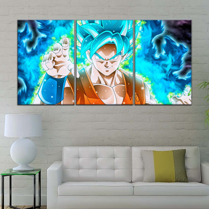 Dragon Ball Wall Art - DR5051 - Goku - Super Saiyan Blue - Dragon Ball Super - Dragon Ball Poster - Dragon Ball Canvas