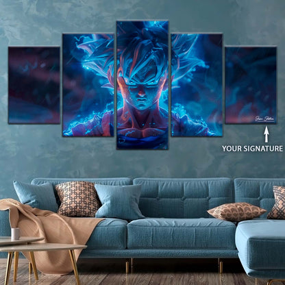 Dragon Ball Wall Art - DR5052 - Goku - Super Saiyan Blue - Dragon Ball Super - Dragon Ball Poster - Dragon Ball Canvas