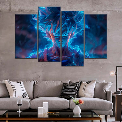 Dragon Ball Wall Art - DR5052 - Goku - Super Saiyan Blue - Dragon Ball Super - Dragon Ball Poster - Dragon Ball Canvas